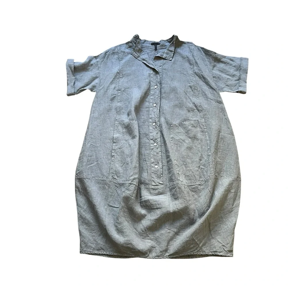 oska linen dress OSKA Dress Kemisa / Lyocell-Linen-Piqu at OSKA New York. https://newyork. oska.com/en/products/detail/dress-kemisa-lyocell-linen-pique-10220110136/